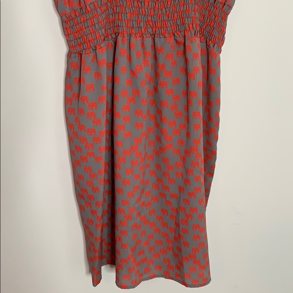 Karlie Elephant Print Racerback Dress - Picture 5 of 10